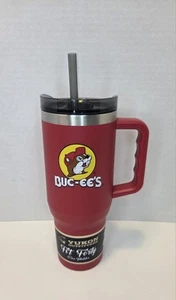 Buc-ee's Becher Tasse Rot mit Henkel 40 Oz Brandneu - Bild 1 von 5
