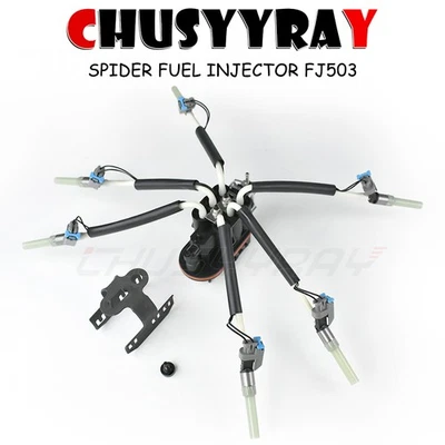 Inyector de combustible FJ503 Spider 6 cilindros para motor GMC Savana 1500 1996-04 4,3 L V6 Foto 1 de 4