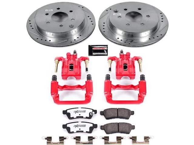 Kit de pastillas de freno trasero y rotor para Nissan Xterra 2005-2015 2010 2006 2007 BB817GJ Foto 1 de 1