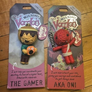 Watchover Voodoo Puppen - 2 Stück - The Gamer & aka Oni, NEU! - Bild 1 von 9