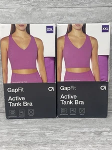 GAP Active Tank BH Gr. XXL Rosebud Pink Lila 2 Stück NEU - Bild 1 von 7