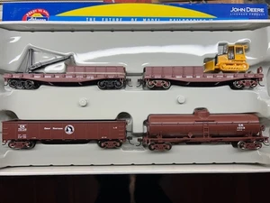 GREAT NORTHERN DEERE WORK TRAIN - 4 Wagen Set " HOCHDETAILLIERT " HO SCALE NEU - Bild 1 von 23