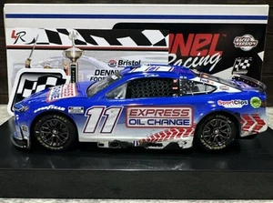 2024 DENNY HAMLIN BRISTOL WIN RACED VERSION EXPRESS OIL CHANGE 1/24 ARC DIECAST - Picture 1 of 5