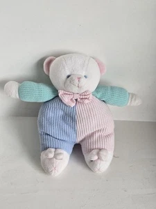Prestige Thermal Teddy Bear Bunny Slippers Waffle Weave Rattle Plush Baby Toy - Picture 1 of 9