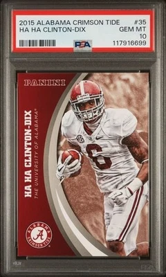 2015 PANINI ALABAMA CRIMSON TIDE #35 HA HA CLINTON-DIX PSA 10 POP 1 - Image 1 of 2
