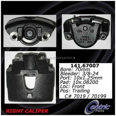For Dodge Dakota Durango 2000-2002 Centric Front Right Brake Caliper DAC Foto 1 de 2