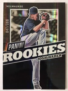 Novato Panini Josh Hader 2017 en la Convención Nacional #'d 399 - Imagen 1 de 2