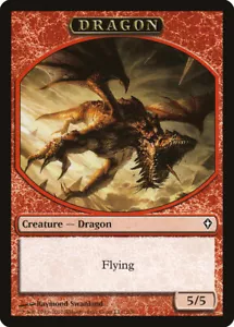 4x TOKEN Dragon WWK #2 MTG Magic Englisch NM/Unplay Common C Karte - Bild 1 von 1