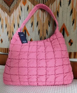 Marks and Spencer Large Quilted Bag in rose pink. NWT. RRP £35 - Picture 1 of 14