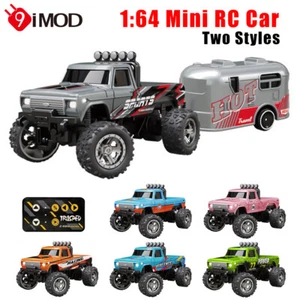 1/64 Mini RC Truck 2.4G Off-road Monster Truck Mini Alloy Model Climbing RC Car - Picture 1 of 28