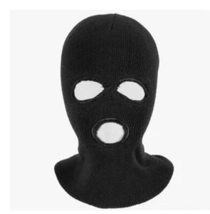 Gorro de pasamontañas de 3 agujeros máscara facial máscara de esquí gorra de invierno capucha táctica cálida para hombres - Imagen 1 de 7