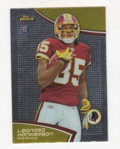 2011 Topps Finest Football Rookie Leonard Hankerson Washington Redskins #121 - Bild 1 von 1