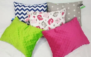 ULTRASOFT BABY PILLOW PLUSH DIMPLE COTTON+MINK PATTERN REVERSIBLE CUSHION dimple - Picture 1 of 55