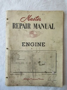 1949-52 Ford Engine Repair Service Manual Trucks Meteor Monarch Lincoln Mercury - Picture 1 of 9