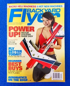 BACKYARD FLYER POWER UP! MOTOR SYSTEMS MADE EASY JULY 2007 RC AIRCRAFT MAGAZINE - Picture 1 of 6