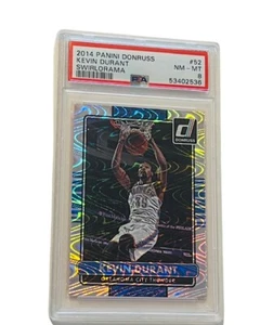 Kevin Durant sp insert 2014 Donruss SWIRLORAMA Pop 1/1 Nets Thunder RARE #52  - Picture 1 of 2