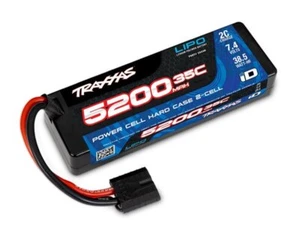 Traxxas LIPO Akku Hard Case 5200mAh 7.4V 2 Zellen 35C mit Traxxas iD Stecker TRX - Bild 1 von 1