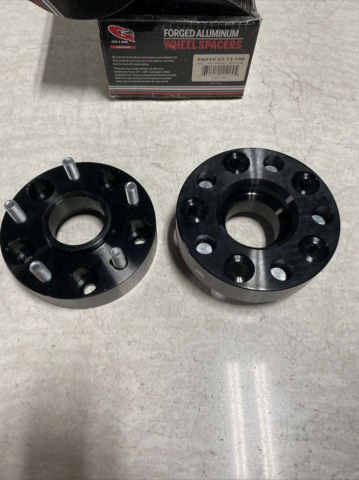 G2 Wheel Spacer Kit 2, 5 on 5" wheel spacer 1.5" thick 93-73-150 for jeep - Image 1 of 4