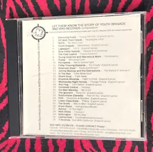 LET THEM KNOW THE STORY of YOUTH BRIGADE & BYO RECORDS ~RARE PROMO CD MINT NOFX - Picture 1 of 6