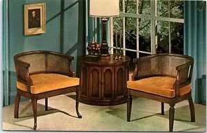 Postcard NC High Point Chalet Inc. French Italian Provincial Chairs AB37 - Picture 1 of 2