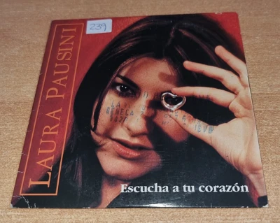 LAURA PAUSINI Escucha a tu corazon SPAIN GERMANY PROMO CD SINGLE ULTRA RARE 1996 - Image 1 of 3