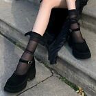 2023 Shoes New Party Shoes Round Toe Thick Sole Roman High Heels