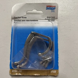 National Hardware Mantel-/Huthaken vernickelt - Bild 1 von 3