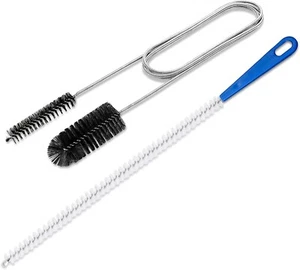 Flexible Extra Long Drain Brush Set 61" Pipe Cleaner & 17.7" Sink Unblocker Brus - Picture 1 of 7