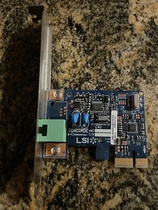 LSI Concorde Anatell AM3 54-6147 PCI 56k AM3 DATA Fax Modem Card HP 503095-001 - Picture 1 of 4