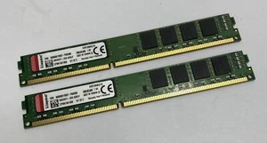 16GB Kit (2 x 8GB) Kingston KVR13N9K2/16 PC3-10600U 2Rx8 DDR3 Computerspeicher - Bild 1 von 3