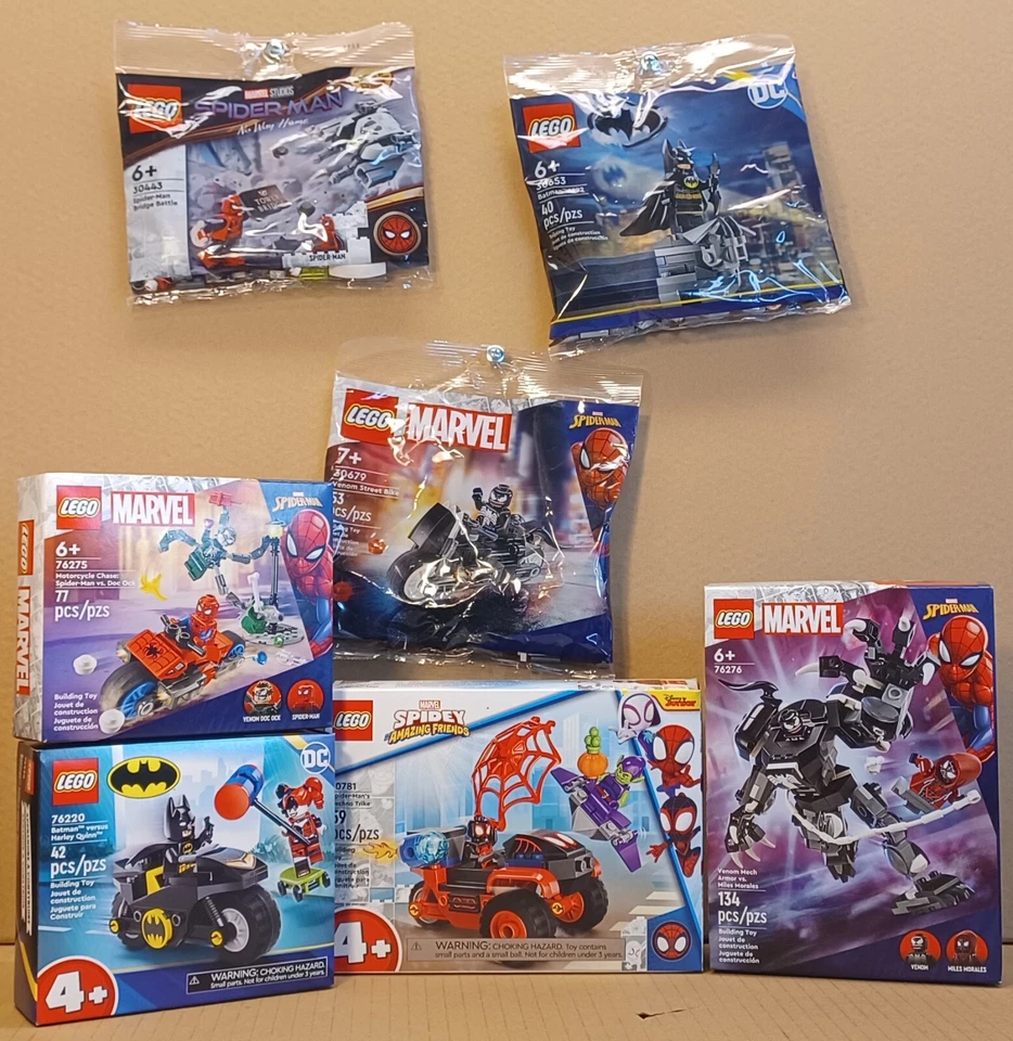 Auténtico Lego Spiderman - Venom - Batman - Nuevo en caja - Tú eliges Foto 1 de 1