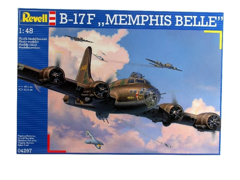 B-17F Memphis Belle 1:48 Plastic Model Kit REVELL - Immagine 1 di 1