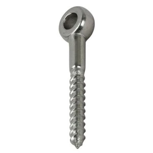 2 x 6mm x 40mm 316G S/S Eye Screws - Small Head - Picture 1 of 2