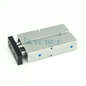 Aluminium Bore 20mm Stroke 50mm TN20x50-S Twin Rod Double Acting Air Cylinder - Picture 1 of 4