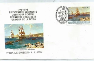 106/20 - CHILE, NICE F.D.C - NATIONAL FLEET - Picture 1 of 1