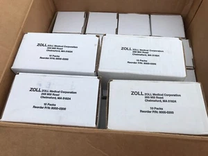 10x Zoll / Defib Recorder Paper Ref: 8000-0300 Folded Pad Pack B890 SHIPS PROMPT - Picture 1 of 1