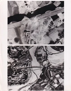 Original Press Photo WW2 aerial view of bombing of Florence Italy 8.6.1944 - Picture 1 of 2