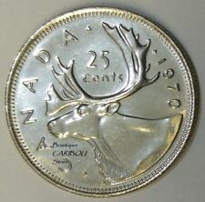 1970 Canada 25 Cents BU #10
