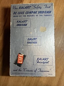 1950s Kalart Speed Flash Safety First De Luxe Compak Original Box - Picture 1 of 13