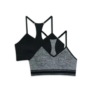 Athletic Works Girls Sports Bra 2 Pack Large - Picture 1 of 1