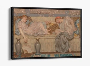ALBERT JOSEPH MOORE, CUENTAS - EFECTO FLOTANTE LONA ARTE PARED IMPRESIÓN FOTO - Imagen 1 de 12