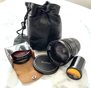VIVITAR Auto Wide Angle Lens 28mm 1:2.5 No. 22811374 Close Up Lenses, Film, Bag - Picture 1 of 14