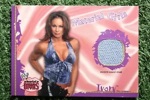 Ivory 2002 Fleer WWE Absolute Divas Material Girls Event Used Ring Mat Relic - Picture 1 of 2