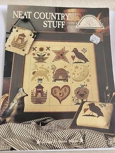 Neat Country Stuff Cross Stitch Pattern Only One Nighters 8 Band Samplers - Picture 1 of 3
