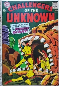 CHALLENGERS OF THE UNKNOWN #59 VF- 7.5 DC 1/1968 - Picture 1 of 2