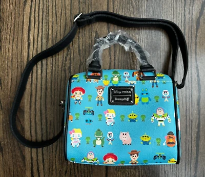 Bolso de Mano Loungefly Disney Toy Story Azul/Negro Personaje NUEVO  Foto 1 de 4