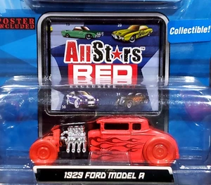 Maisto CHASE 29 1929 Ford Model A All Stars Red Exclusive 100 Hot Rod Car Red - Picture 1 of 2