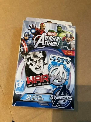 Cardinal Board Games Marvel Avengers Rummy and War Card Games Box - Image 1 of 2