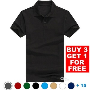 Men's Polo Shirt Dri-Fit Golf Sports Cotton Short Sleeve Jersey Casual Plain