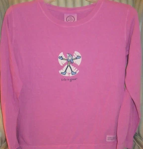 NWT! LIFE IS GOOD CLASSIC GIRLS   L/S TEE. JAKE..."SNOW ANGEL"  ( SZ 10) - Picture 1 of 3
